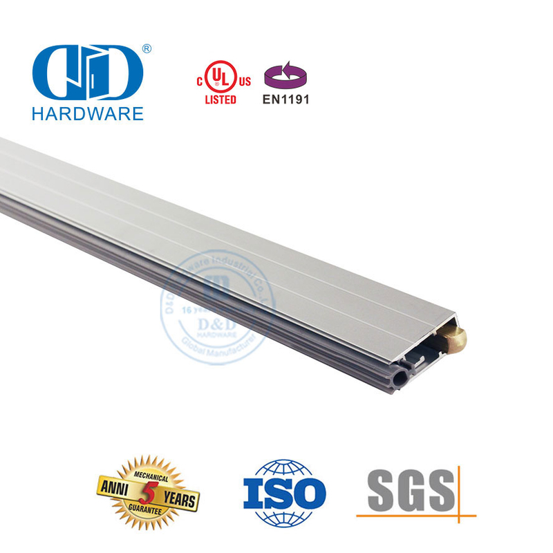 Aluminum Sound Proof Anodized Medium Duty Weather Stripping Drop Sliding Door Bottom Seal-DDBS001