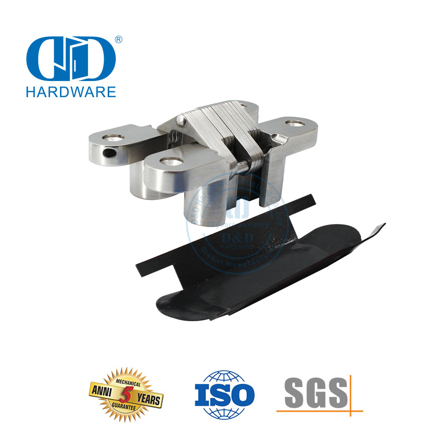 Multi-Point Fire Rated Concealed Acoustic Seal Furniture Hardware Intumescent Seal Door HInge Pad -DDIG004