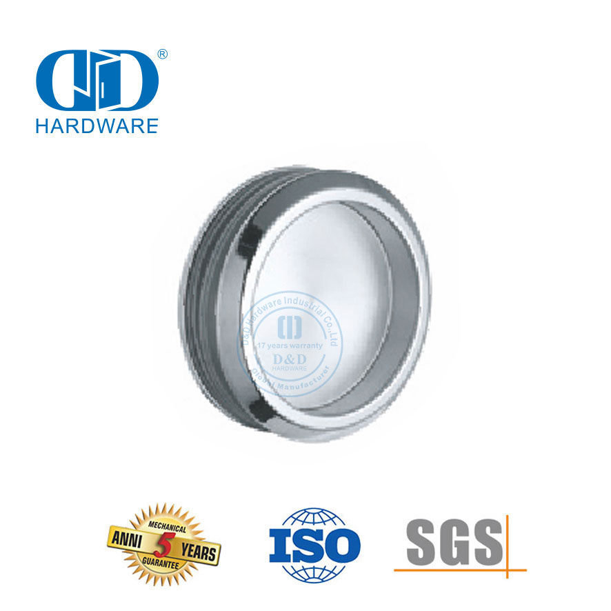 Stainless Steel Shower Cubicle Knob Round Shape Glass Shower Sliding Door Handle Knob-DDSL001-1