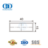 Stainless Steel Glass Hardware Fittings Furniture Hardware Bathroom Sliding Door Square Tube-DDSL001-9