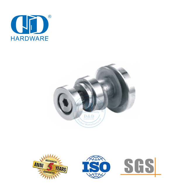 Stainless Steel Shower Sliding Door Hardware Fittings Glass Fittings Sliding Door Hardware Arrester-DDSL002-2