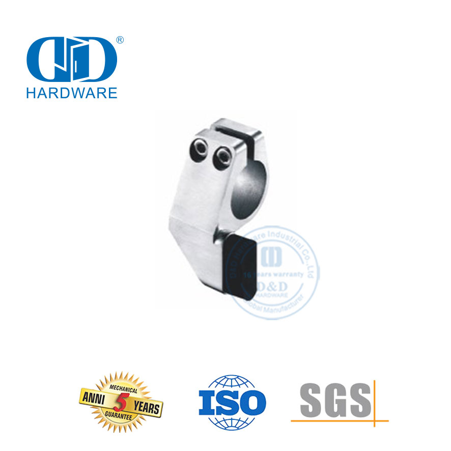 Stainless Steel Glass Accessories Glass Sliding Door Glass Door Connectors Integrated For Bathroom-DDGS001