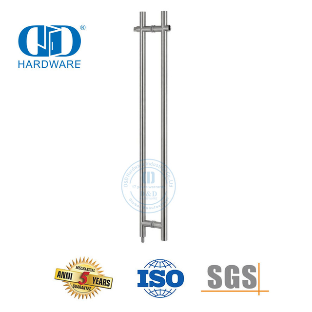 Stainless Steel Sliding Glass Door Handle Long Glass Door Pull Handle With Lock-DDPH041-A