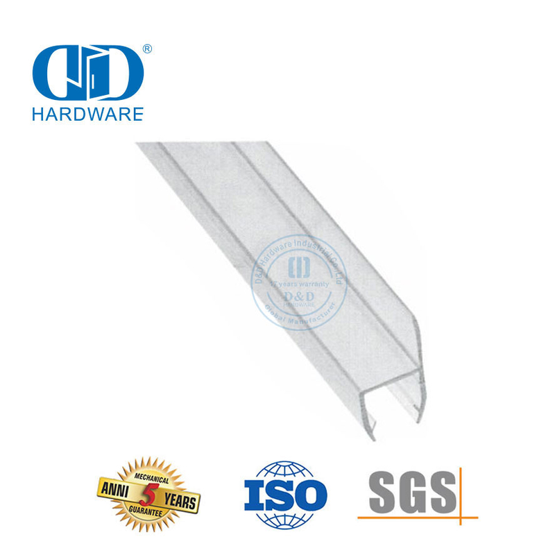 Household Glass Door Accessory Waterproof Silicone Rubber Seal Strip Magnetic Seal Strip-DDWS009