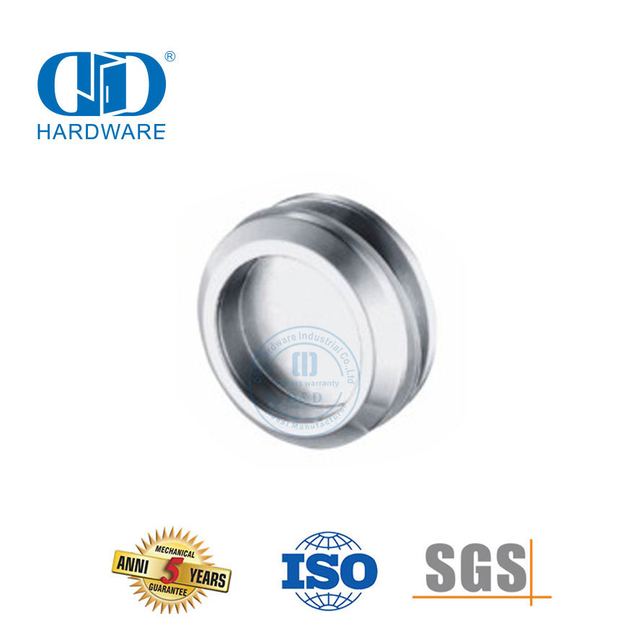 Stainless Steel Furniture Hardware Glass Fitting Glass Hardware Bathroom Handle Knob-DDSL002-8
