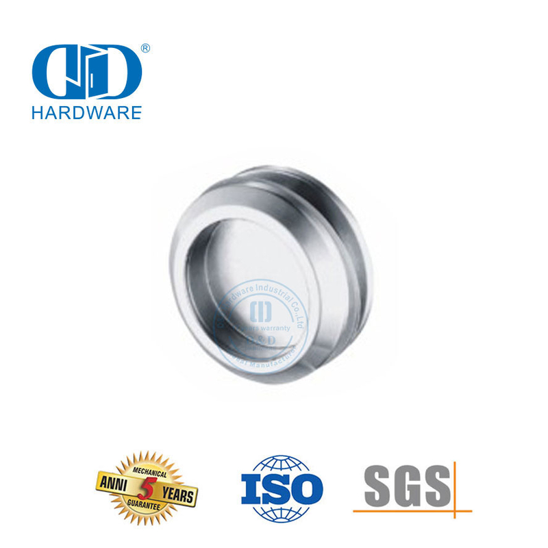 Stainless Steel Furniture Hardware Glass Fitting Glass Hardware Bathroom Handle Knob-DDSL002-8
