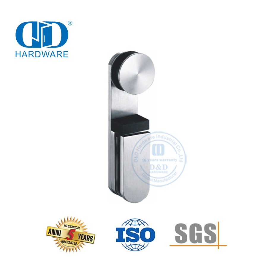 Secure Stainless Steel Door Hardware Bathroom Accessories Glass Door Fitting For Sliding Door-DDGS105