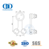 Industrial Stainless Steel Glass Accessories Set Glass Hardware Sliding Door Hardware For Bathroom Door-DDGS106