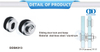 Glass Sliding Door Hardware Glass Hardware Aluminium Stainless Steel Sliding Door Lock and Keep-DDSK013
