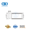 The Nozzle Closure Tube Plug Stainless Steel Glass Hardware Glass Accessories Set Sliding Door Tube For Bathroom Lavatory-DDGS125