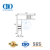 Tube Corner Insert Stainless Steel Glass Accessories Door Hardware Glass Door Fitting For Lavatory Bathroom-DDGS130