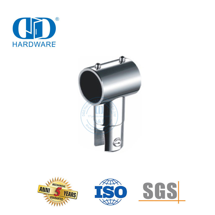 Stainless Steel Glass Panel Connector Bathroom Glass Connector Fitting Commercial Shower Cubicle System-DDSC027