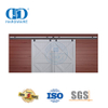 Stainless Steel Modern Sliding Door Hardware Heavy Duty Barn Door Hardware Wheels Roller Hardware For Hotel-DDBD040