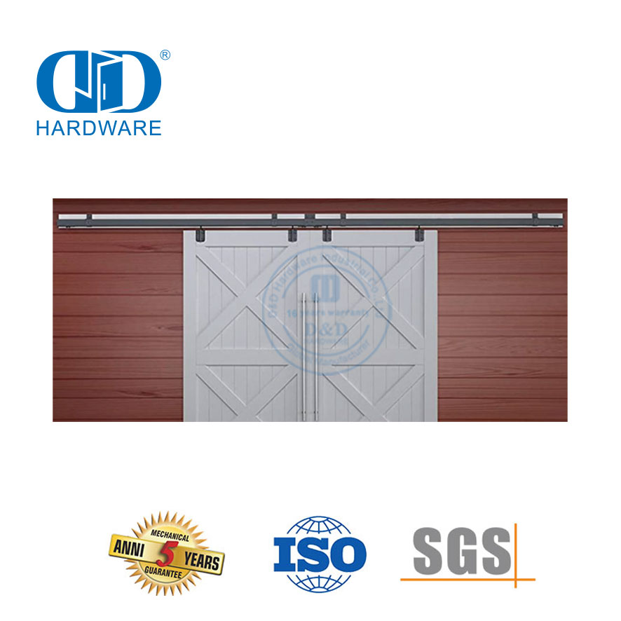 Stainless Steel Modern Sliding Door Hardware Heavy Duty Barn Door Hardware Wheels Roller Hardware For Hotel-DDBD040