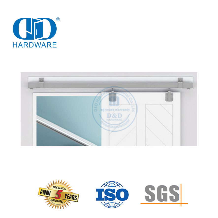 Stainless Steel Minimalist Design Heavy Duty Sliding Door House Exterior Barn Door Hardware-DDBD036