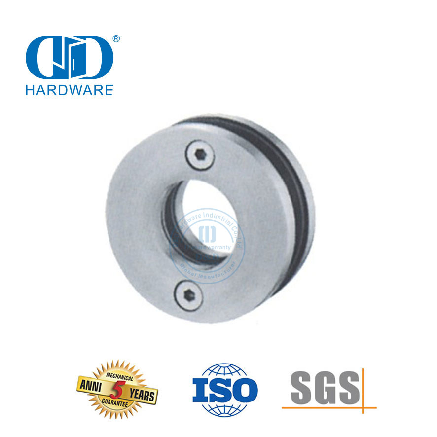 Round Type Stainless Steel Furniture Accessories Glass Sliding Door Cupped Handle-DDSK018