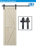 Stainless Steel Cabinet Kit Accessories Track Set Carbon Sliding Barn Wood Single Door Roller Hardware For Interior Door-DDBD001
