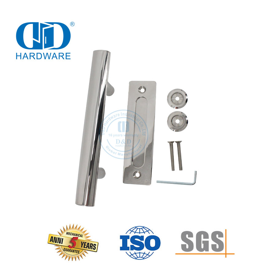 Stainless Steel Pss Finish Cabinet Closet Door Accessories Barn Pull Push Handle Tubular Pull Handle-DDBD101 PSS