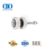 Stainless Steel Wardrobe Partition Glass Hardware Door Fitting Glass Door Roller For Restroom Bathroom-DDGS159