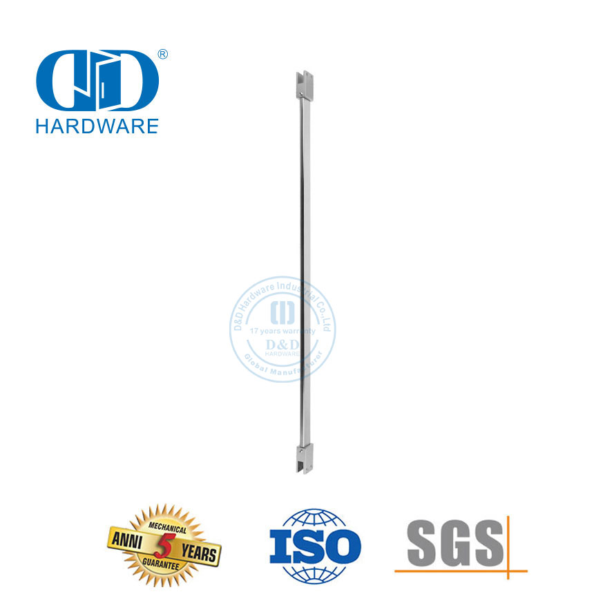 Stainless Steel Shower Cubicle System Adjustable Bathroom Telescopic Rods Panel Connector-DDSC021