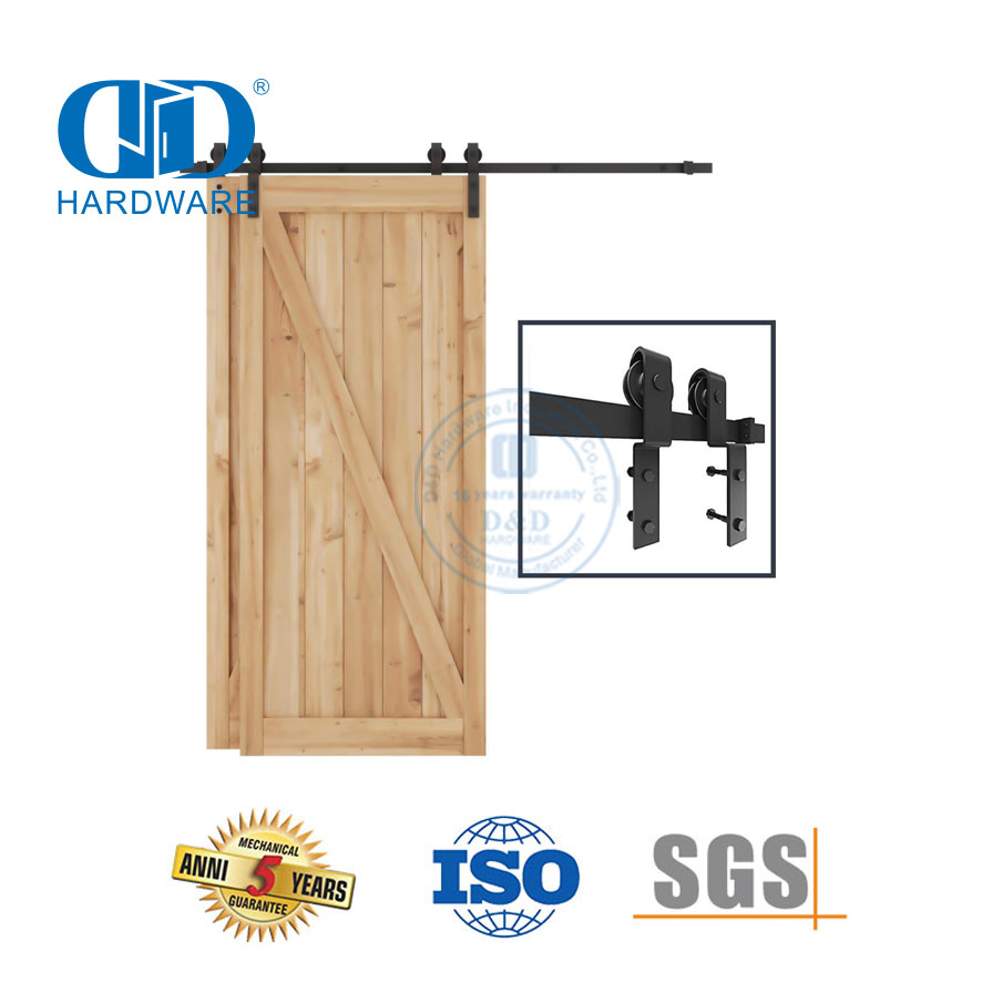 Stainless Steel Barn Door Rail Removable Wooden Door Hardware Accessories Household Sliding Door Rail-DDBD020