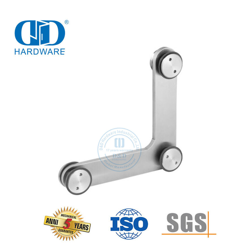 Stainless Steel Side Panel Over Panel Pivot Glass Hardware Glass Door Pivot-DDGP014