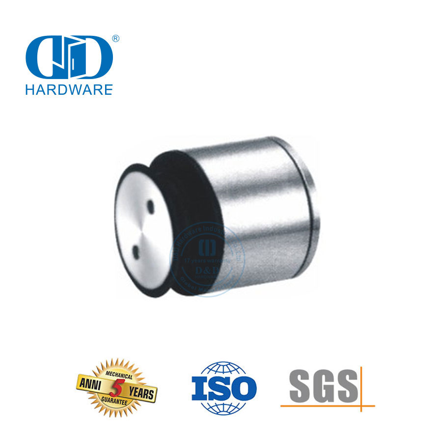 Stainless Steel Single Point Fixing Roller Glass Door Connector Sliding Door Fitiings-DDGP026