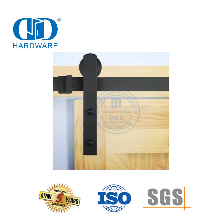 Stainless Steel Barn Door Hardware Steel Garage Hardware Bypass Barn Door Hardware-DDBD013
