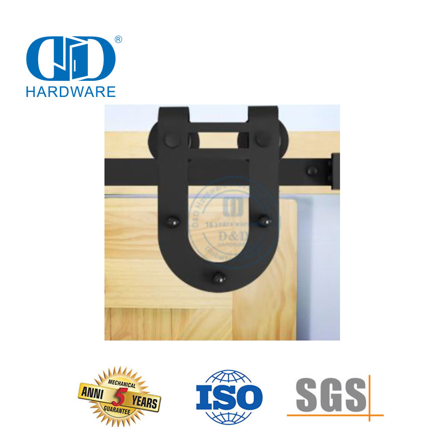 Stainless steel Door Hardware Accessory Steel Garage Hardware Wood Barn Door Hardware-DDBD004