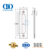 Stainless steel Sliding Barn Door Hardware Door Hardware Track Set Steel Garage Hardware-DDBD003