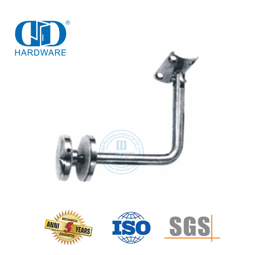 Stainless Steel Staircase Railing Wall Bracket Wall Mount Bracket Glass Fitting Handrail Bracket-DDHB003