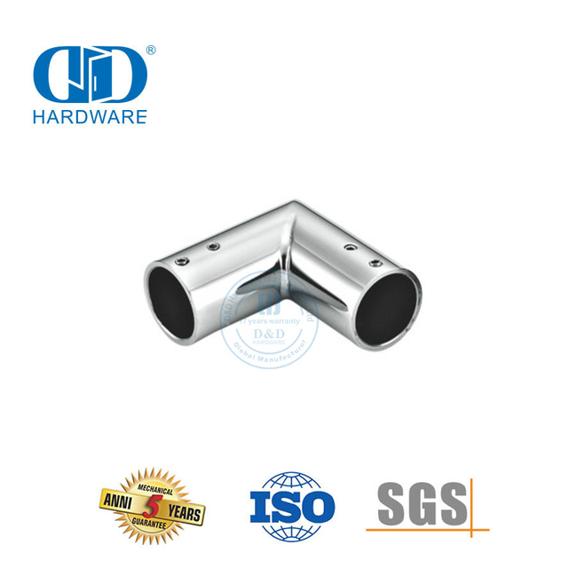 Stainless Steel Commercial Shower Cubicle System Glass Panel Bracket Connector Clamp Clip Connector-DDSC035