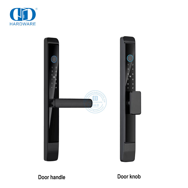 Touchscreen Keypad Digital Smart Fingerprint Keyless Entry Door Lock with Reversible Handle -DDDL010