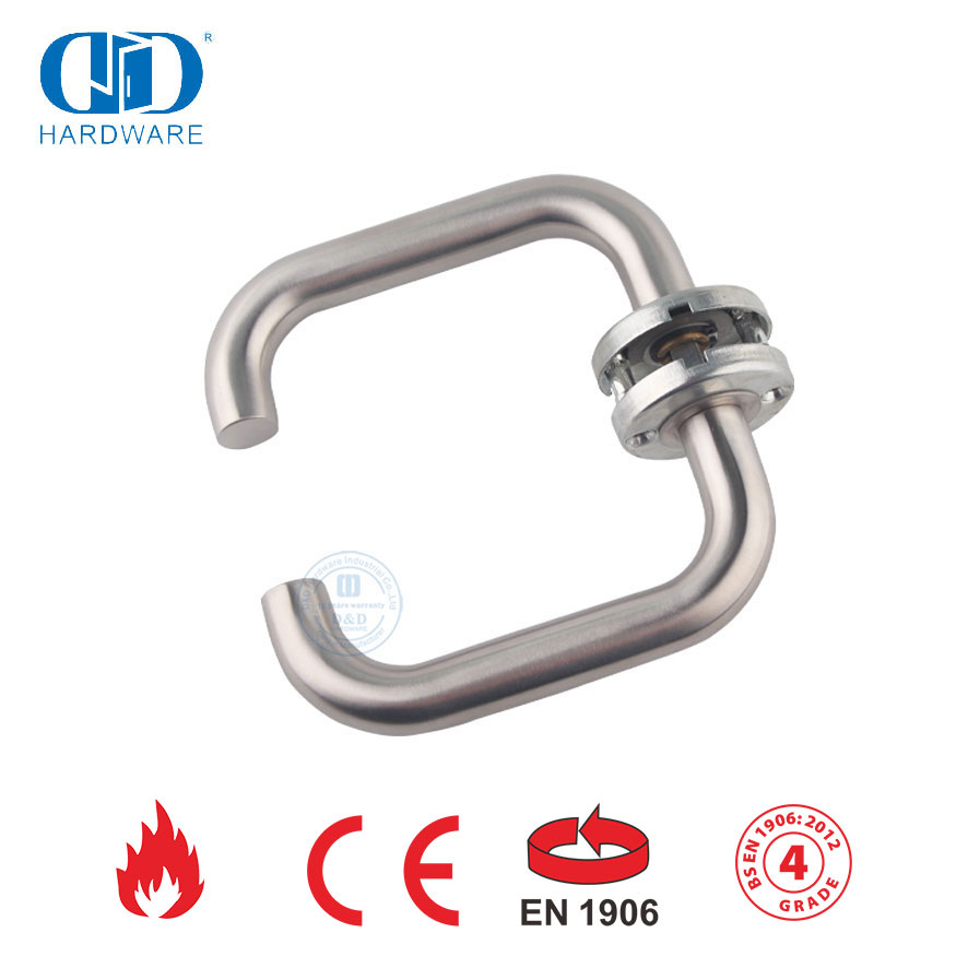 Interior Door Hardware BS EN 1906 Lever Type Door Handle-DDTH001-SSS