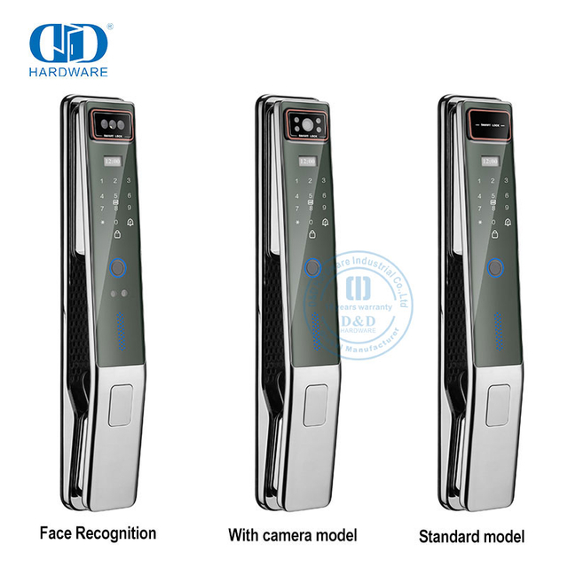 Quick Open Security Fingerprint Password Digital Electronic IC Card Alarm Smart Door Lock-DDEL015