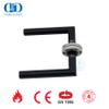 Mortise Door Lock Accessories EN 1906 Matt Black Entrance Door Handle-DDTH003-MB
