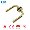 Polished Brass Mirror Golden EN 1906 Tubular Type Door Handle-DDTH002-PB