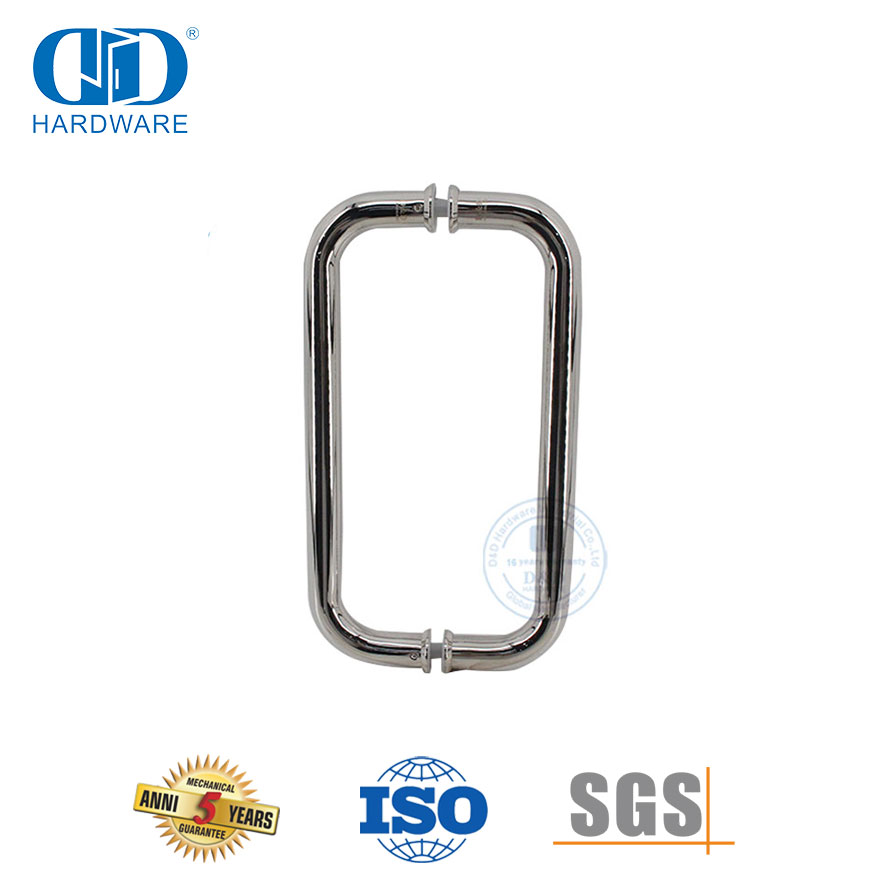 New Design Stainless Steel Shower Room Bathroom Glass Door Pull Handle-DDPH007-A-PSS