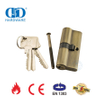 EN 1303 Antique Brass Euro Style Double Cylinder for Mortise Lock-DDLC003-70mm-AB