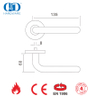 BS EN 1906 Certificated L Shape Front Outside Door Handle-DDTH010-SSS