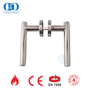 EN 1906 Metal Main Door Hardware Flush Mount Door Handle-DDTH007-SSS
