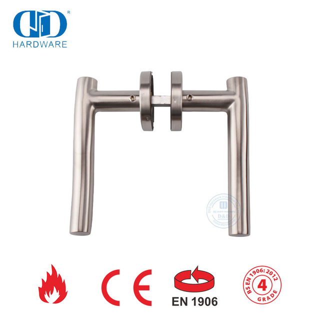 EN 1906 Metal Main Door Hardware Flush Mount Door Handle-DDTH007-SSS
