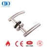 SUS 304 Round Rosette Tube Lever Handles with EN 1906 Certification-DDTH005-SSS