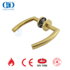 Stainless Steel Satin Brass Commercial External Door Lever Handles-DDTH011-SB