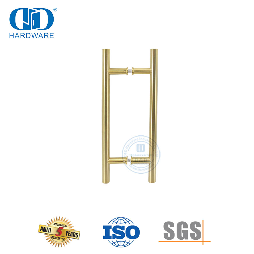 Bestselling Durable Luxury Style Home Bathroom Glass Door Handle-DDPH001-D-PVD