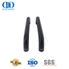 Matte Black Finish Modern Glass Door Hardware Accessories Bathroom Round Pipe Handle -DDPH007