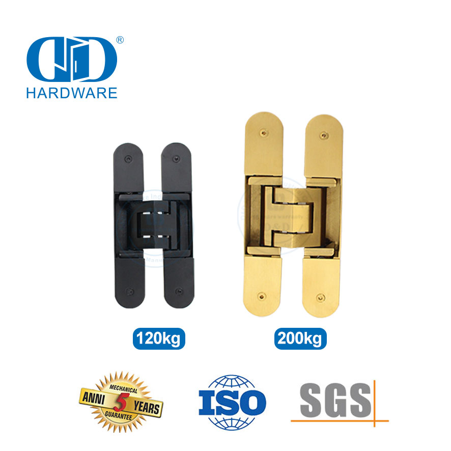 SS304 Vertical Adjustment Heavy Duty External Door Concealed Hinge