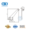 Door Stops Floor Mounted Draft Dust Magnetic Door Stopper Gate Heavy Duty for Residential Building-DDDS026