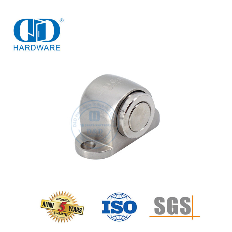 Manufacturer Stainless Steel Door Plug Land Sucking Rubber Door Stopper-DDDS031