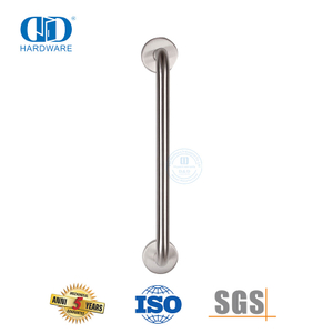  Round Stainless Steel Bathroom Single Towel Rail Bathroom Accessories Pull Handle-DDPH019